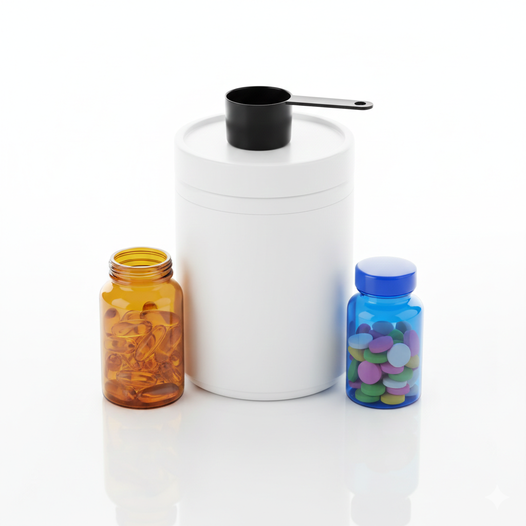 건강기능식품 (예: 차가버섯 액기스, 비타민 등)