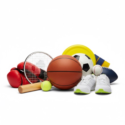 Sports equipment and musical instruments not properly packed in a hard case (dedicated protective container)